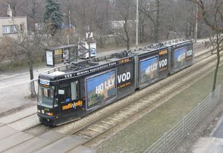 Protram 205WrAs #2706 na linii 2, ul. Z. Wróblewskiego, 2009.03.02