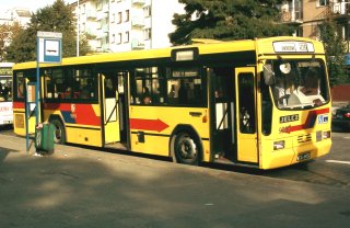 Gniot #9505 jako linia 406, ul. Dworcowa
