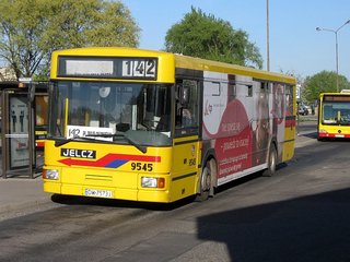 Gniot #9545 na linii 142, Nowy Dwór, 2009.04.20