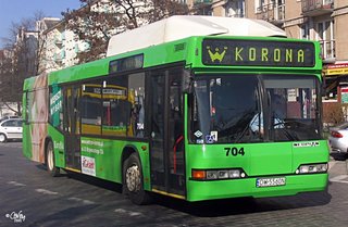 Neoplan #704 jako Koronobus, ul. Dworcowa, 2005.03.30