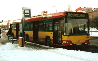 Volvo #8091 jako linia 146, al. Armii Krajowej