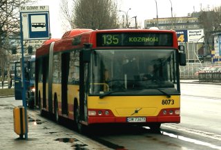 Volvo #8073 jako linia 135, ul. Sucha