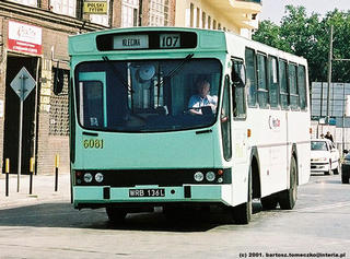 M11 #6081 jako linia 107, pl. Orląt Lwowskich