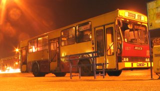 M11 #6077 jako linia 255, al. Armii Krajowej
